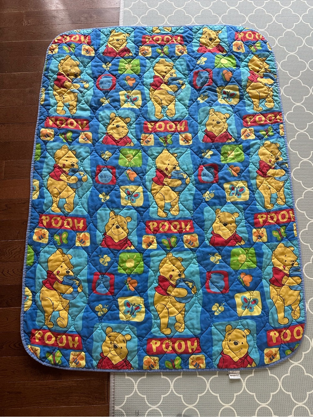 Vintage Winnie the Pooh Blanket